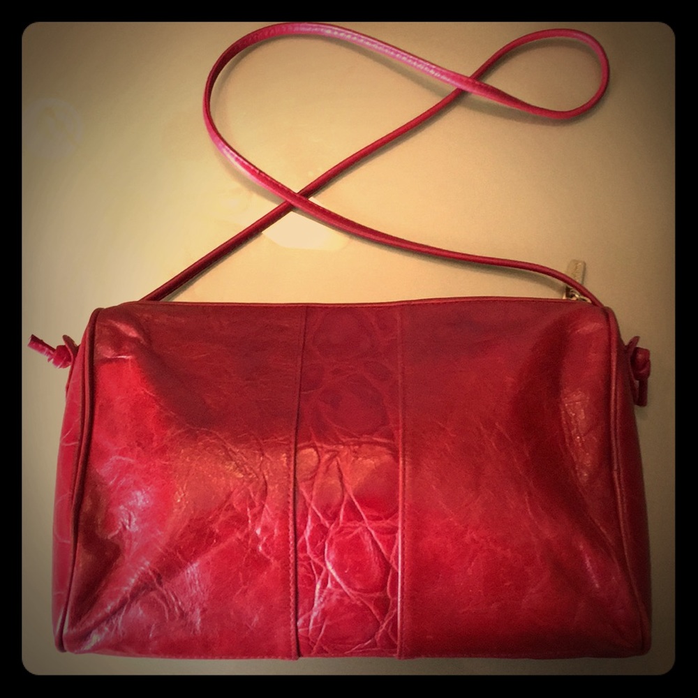 Vintage Portofino Collection Red Leather Purse